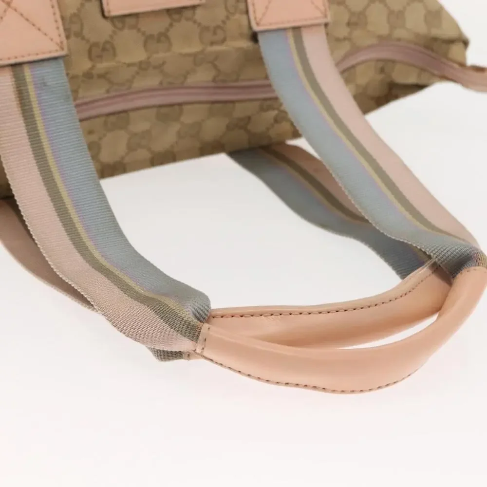 Gucci GG Canvas Tote Bag Beige